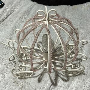 Pottery Barn Princess Cinderella carriage lamp electric home decor accents epic